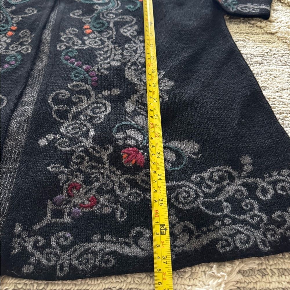 North Style Peruvian Alpaca Long Cardigan Size Large - Picture 13 of 13